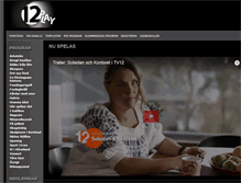 Tablet Screenshot of kanal12play.se